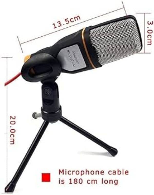 SF-666 Condenser microphone with stand 1