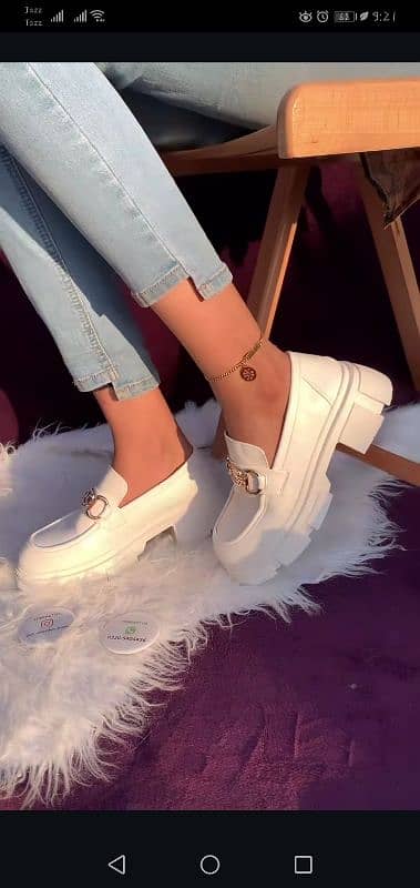 "Brand New White Casual Sneakers Size 38" 1