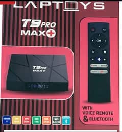 T9 Pro Max+ (4/64) Android TV box with voice remote control