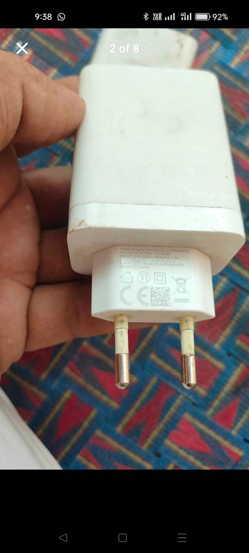 Infinix oppo samsung realme mi oneplus motorola original charger 2