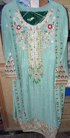 Bridal Zari Kam waly Suit