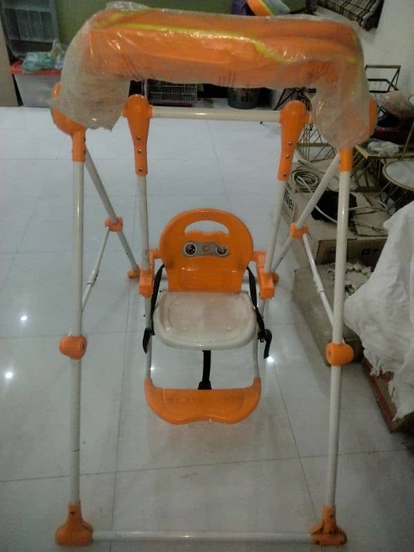 kids jhoola swing brand new just one time used neat n clean 0