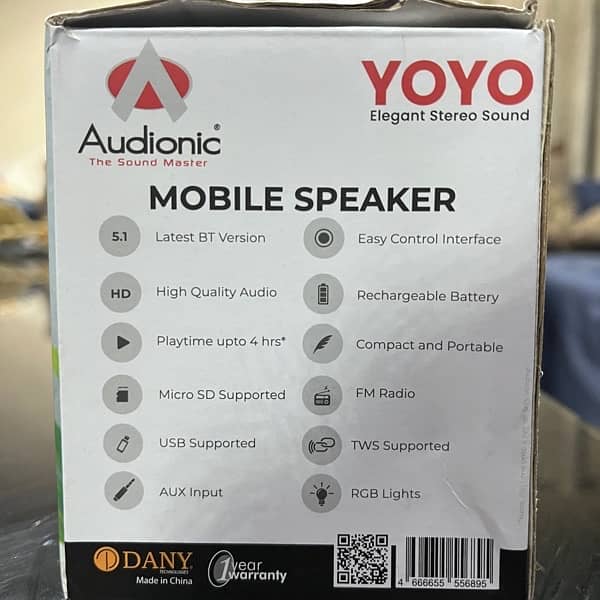 YO-YO Bluetooth speaker 5