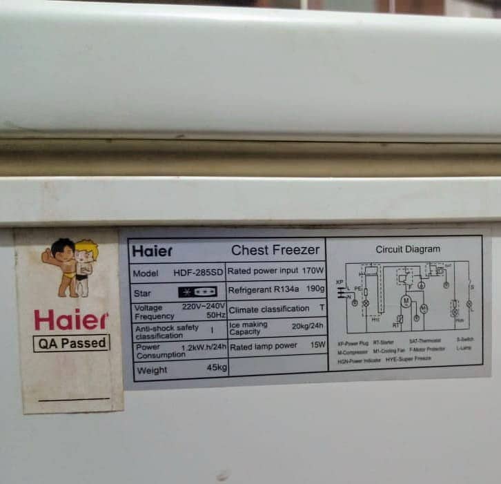 HAIER DeeFreezer 2