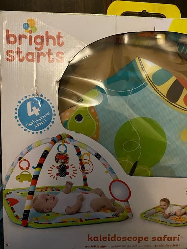 bright start safari activity gym 1