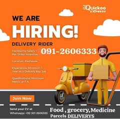 Need  Delivery riders