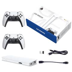 M15 Game Stick 4K Console 64GB with Dual 2.4G Wireless Controllers