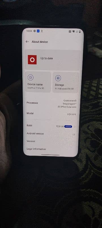 oneplus 7tpro 5g pro 12 256 10by10 no open price final 2