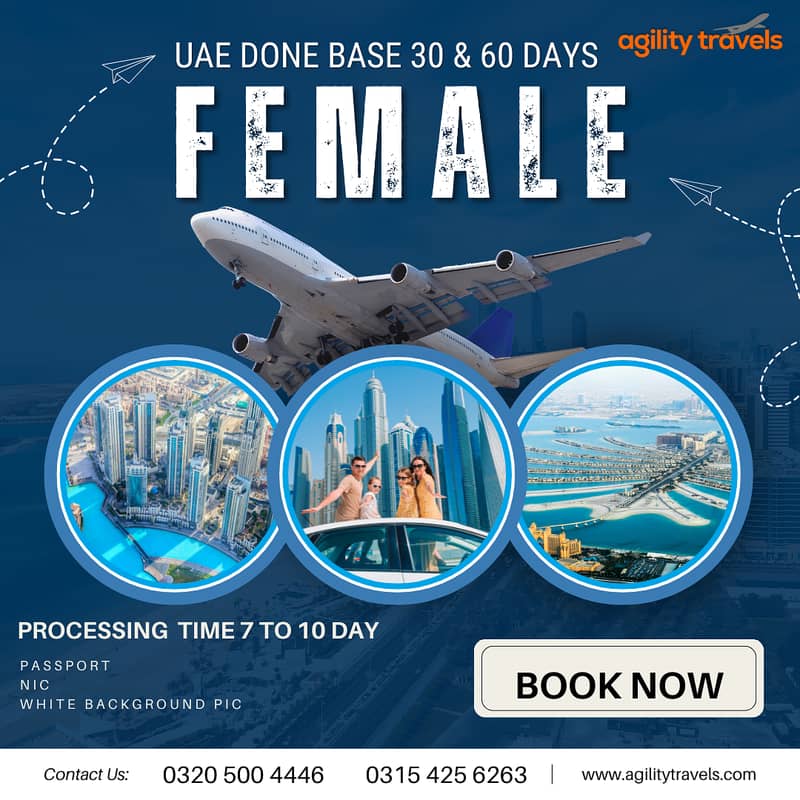 Umrah Packages, UAE Female visa, Family Visa and Investor visa 5