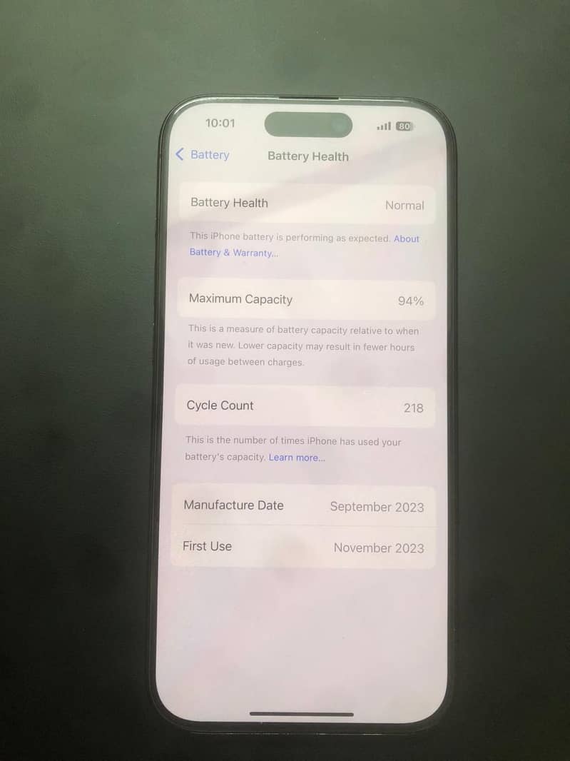 IPhone 15pro 256GB LLA Factory Unlock non pta 3