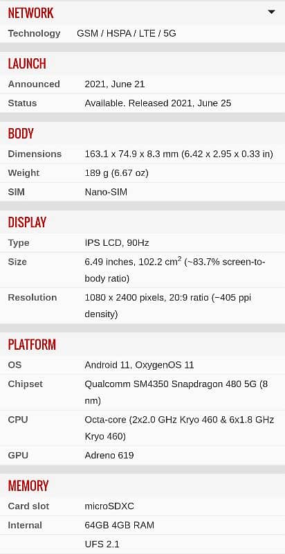 OnePlus n200 exchange possible 2