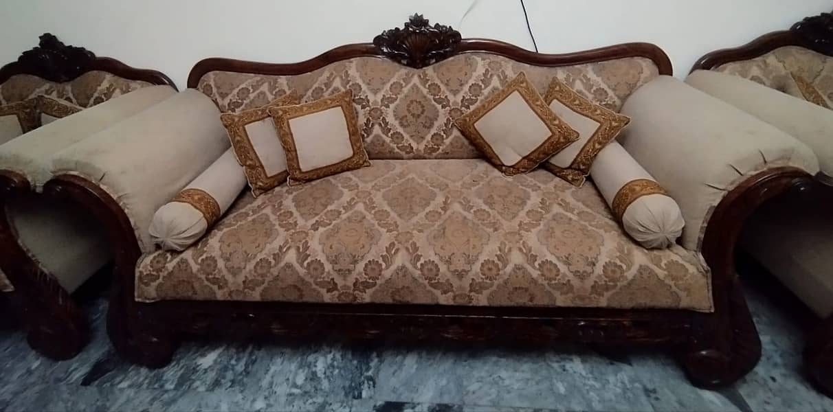 7 Seater Sofa Set & tables set 2