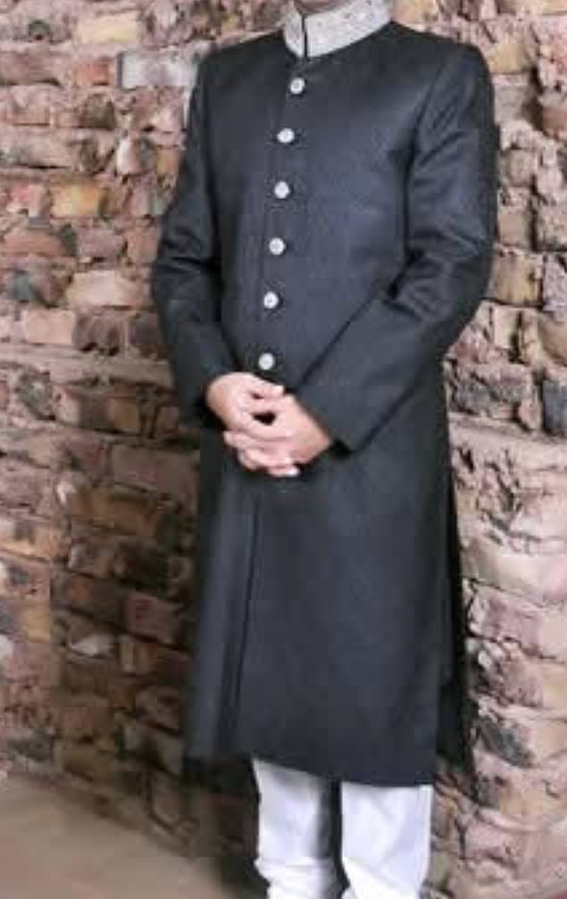 Newly used designer sherwani for sale. 0