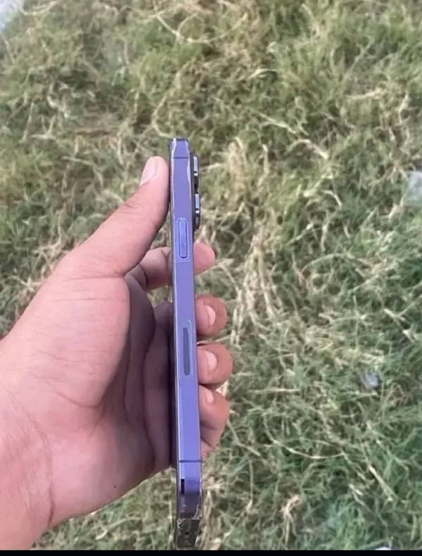 iphone 14 pro max  10 by 10 Condition  D Purple Colour 2