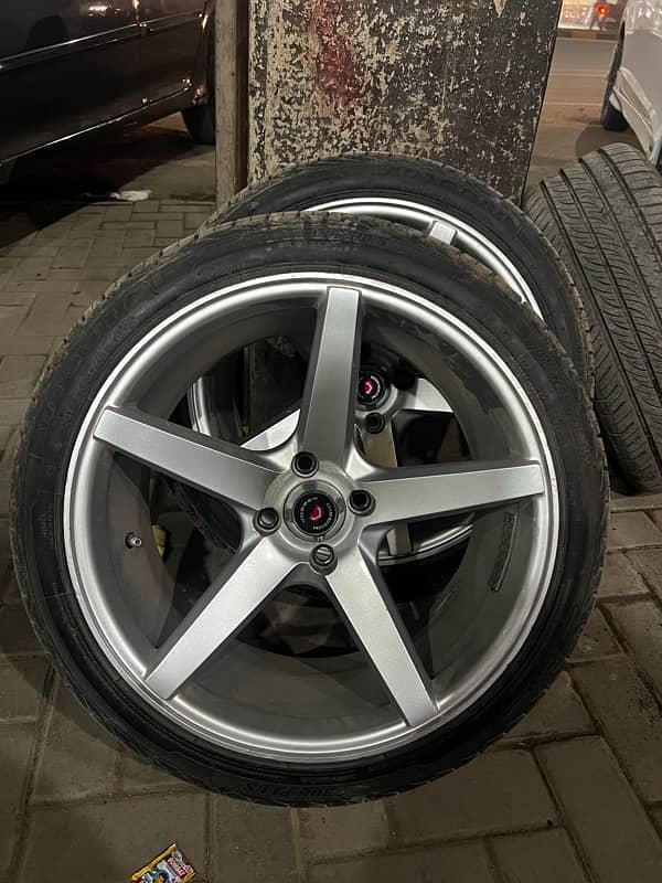 cv 3 rims 4 nut  with tyres 2