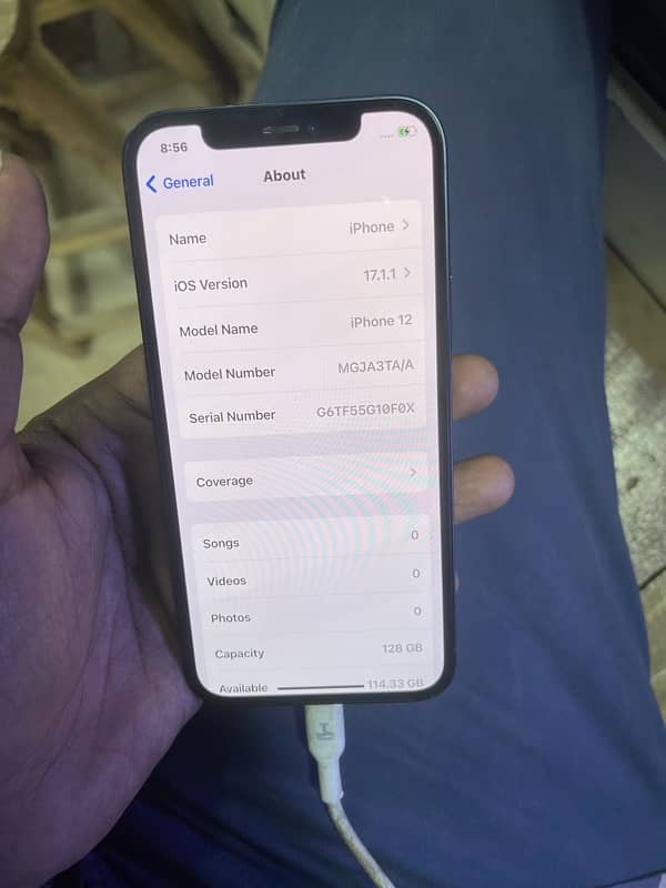 iphone 12 Official PTA approved 128gb all oky 6