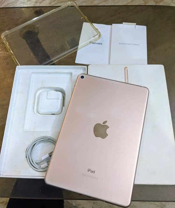 iPad Mini 5 64gb Complete Box Gold Color 0