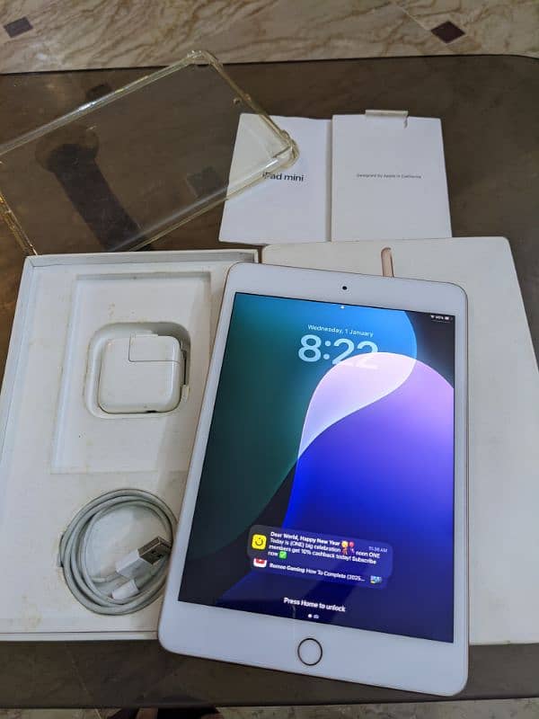 iPad Mini 5 64gb Complete Box Gold Color 8