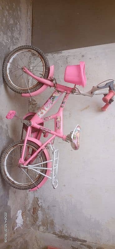 Girls bicycle in pink color 6