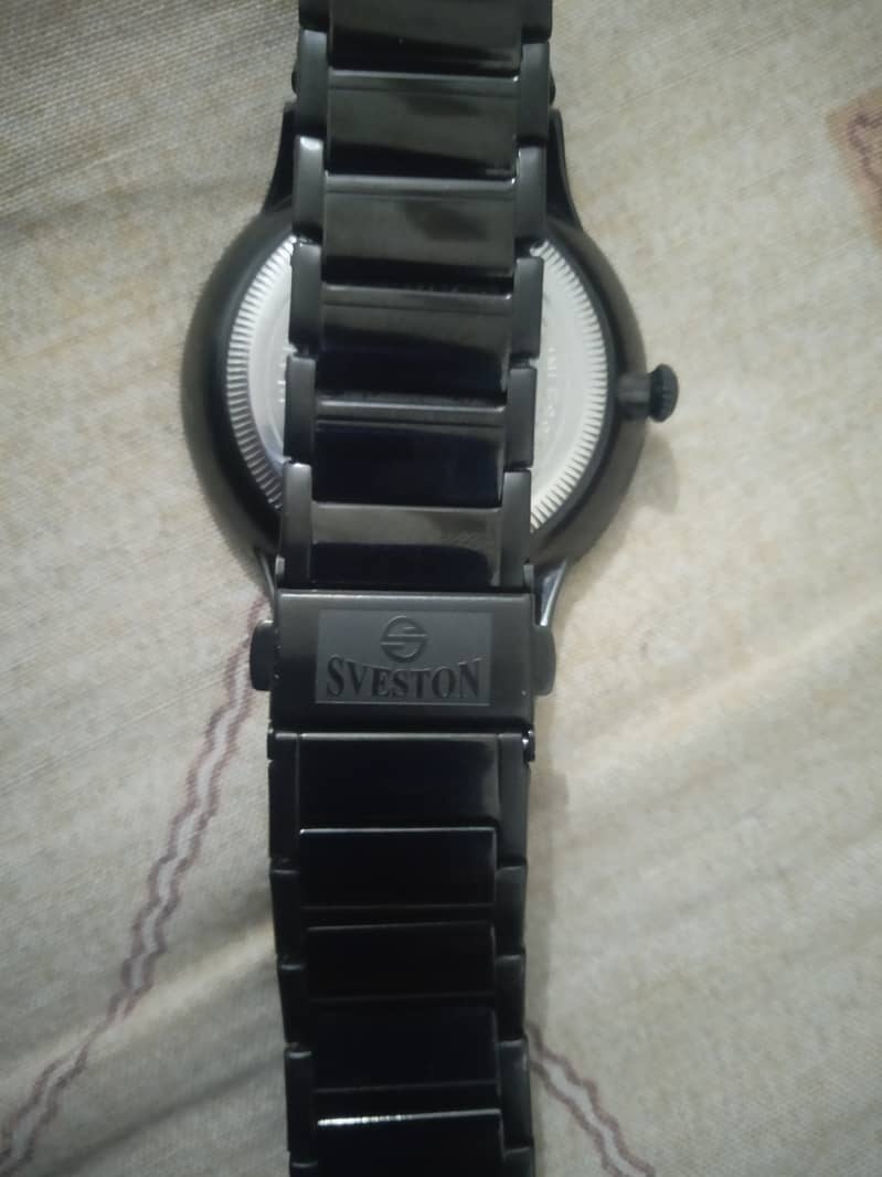 Sveston watch 7441g black color 4