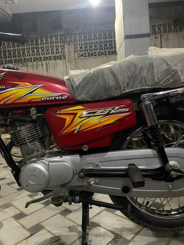 Honda Cg 125 2021 Red colour 4