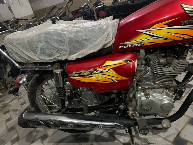 Honda Cg 125 2021 Red colour 8