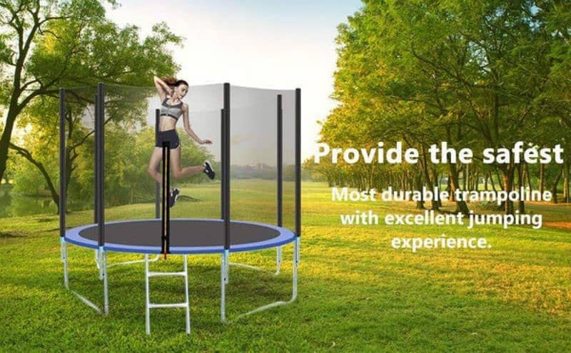 6 Feet Trampoline with Safety Net 4