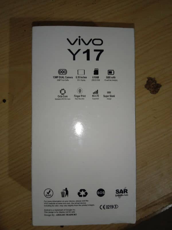 Vivo Y17 Untouched 10/10 Condition 8Gb Ram 256memory with box No Fault 2