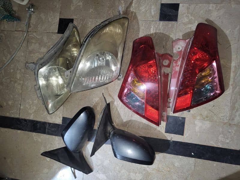 Swift original japanese lights and side mirrors 0