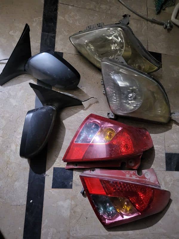 Swift original japanese lights and side mirrors 1