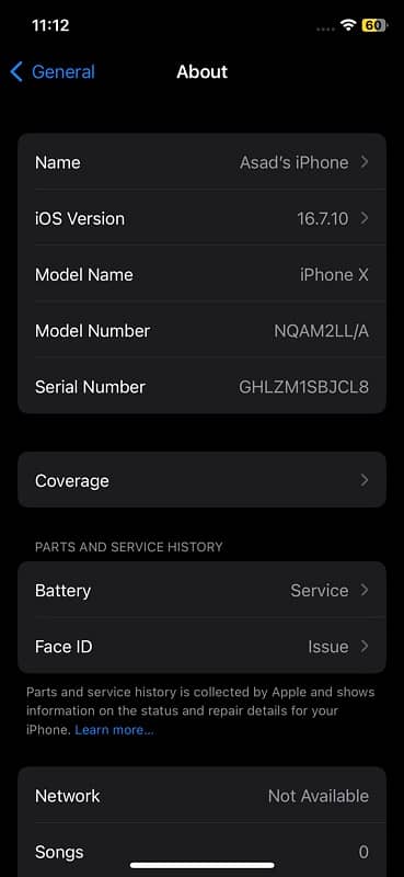 IPhone X 256GB non pta 8