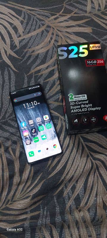 itel s25 ultra onlg 1 week used full warrant 8 + 8gb rom 256 jb 0