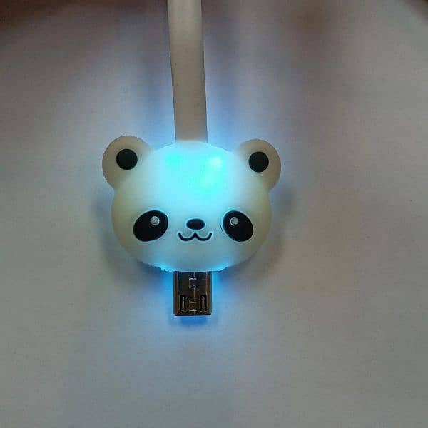 Cartoon character led fancy 7 colour deta cable 0