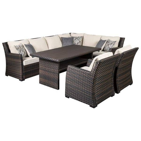 Garden chairs/rattan sofa sets/dining tables/UPVC outdoor furniture 7