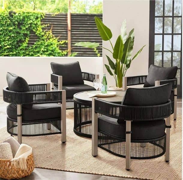 Garden chairs/rattan sofa sets/dining tables/UPVC outdoor furniture 14