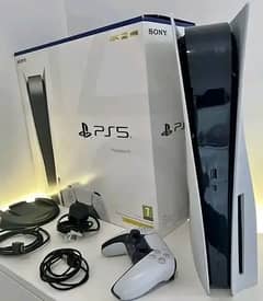 Ps5 Slim Game 2 Controller 1TB With Complete Box