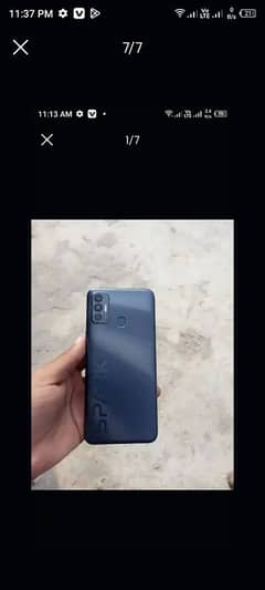 tecno spark 7, 10by 10 condition, exchange possible,03187948606