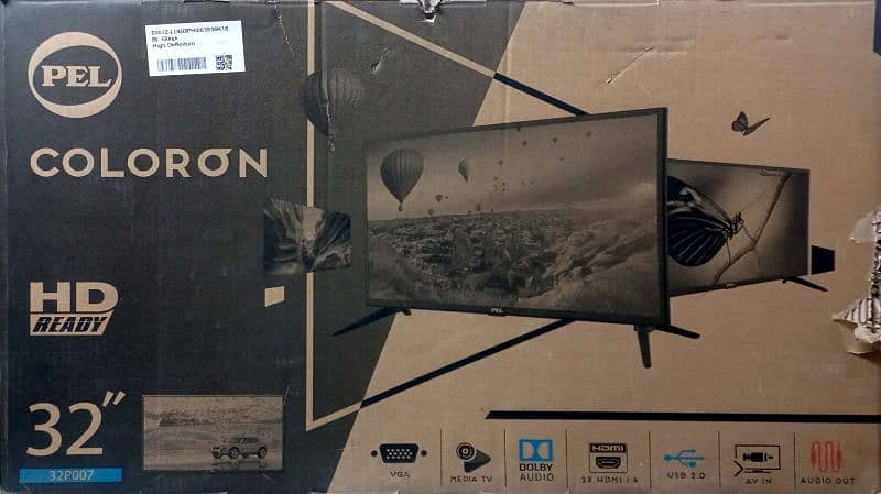 PEL LED TV 32" INCH COLORON HD LED TV (WITH BOX)(BRAND NEW) 12