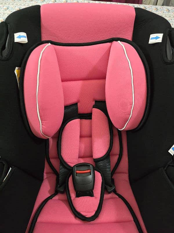 Zubaida's Tinnies Car Seat Pink| Baby Car Seat 1