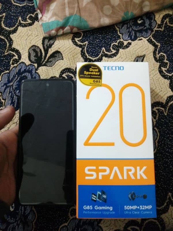 Tecno spark 20 8/256  8 months warranty 10/10 condition with box 6