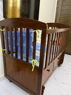 baby wooden cot/ bed