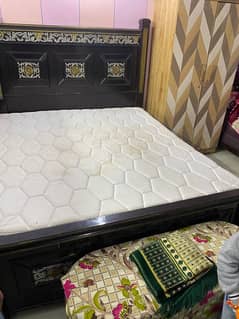 King size bed with 2 sides table