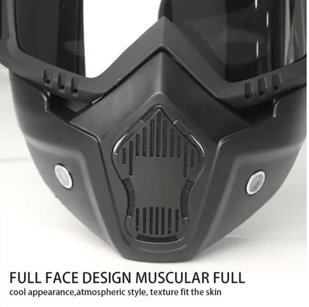 Motorcycle Protective Goggles Bike Face Mask, Off Road Goggle Mask 1