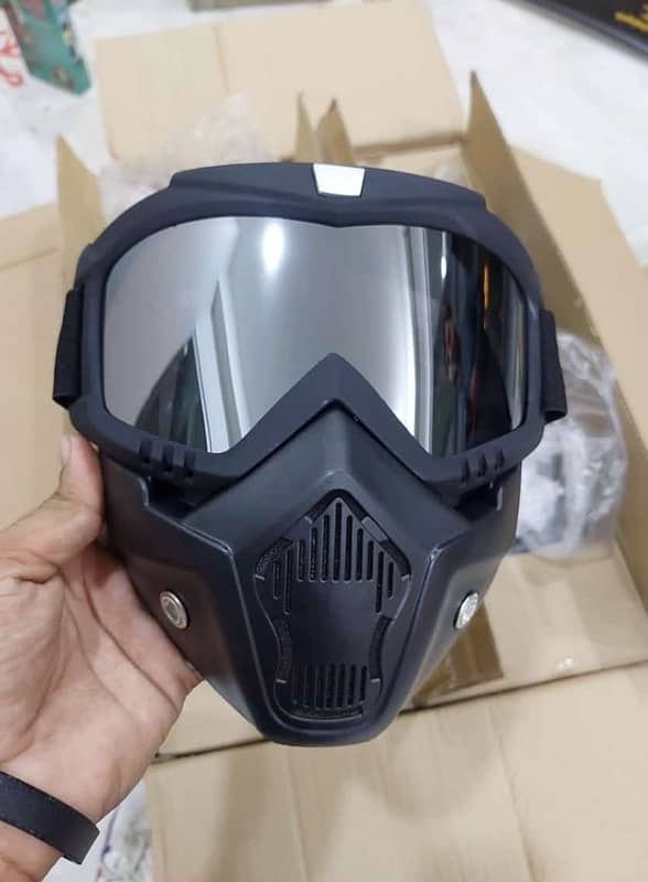 Motorcycle Protective Goggles Bike Face Mask, Off Road Goggle Mask 4