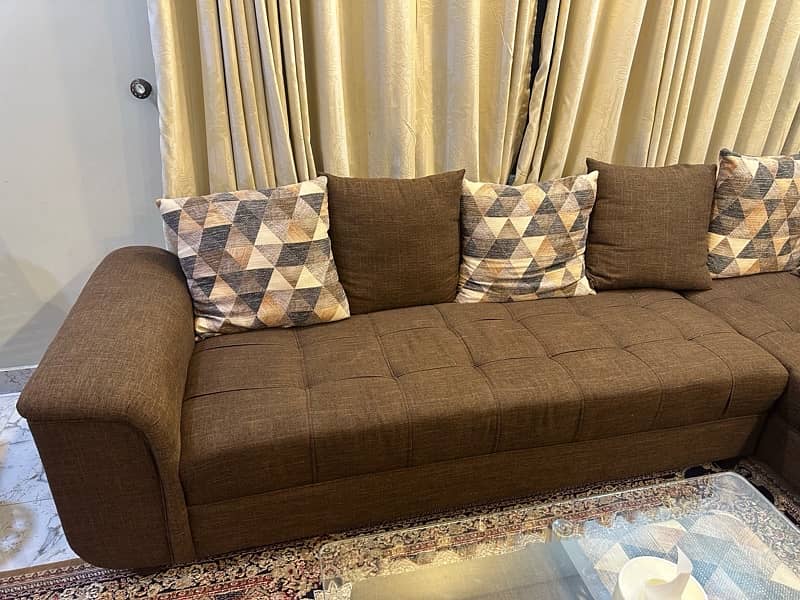 Sofa set / L shaped sofa / center table / settee 2