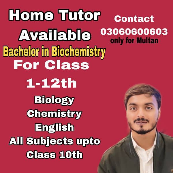 Home Tutor Available 0