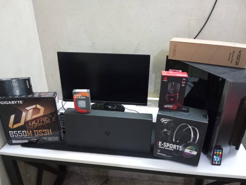 Gaming PC Ryzen 5 3600 with box (Complete Setup)! 12