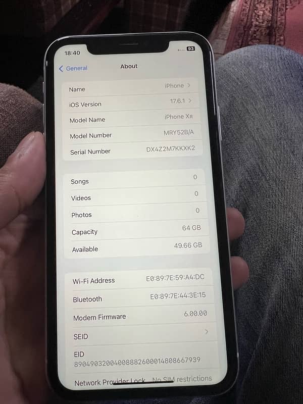 iphone XR 64 Gb NON PTA 1