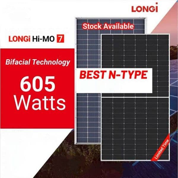 LONGI Himo-7 605 Highest Efficiency Ever 1