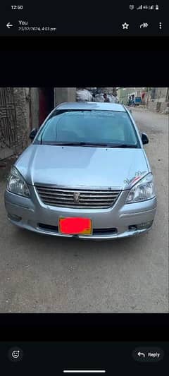 Toyota Premio 2003 2007 registeriton 03142034696